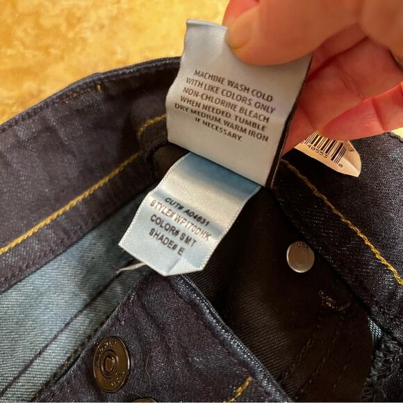 NEW Hudson Bootcut Petite Signature Midrise Dark Wash Denim Jeans Sz 26 NWT - Picture 12 of 15